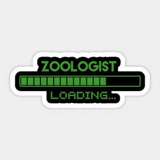 Zoologist Loading Sticker